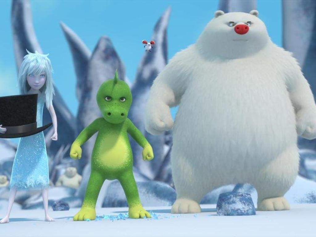 Die Freunde machen sich auf in das düstere, hinter einer grauen Riesenwolke liegende Land der Eisländer. Foto: Sony Pictures