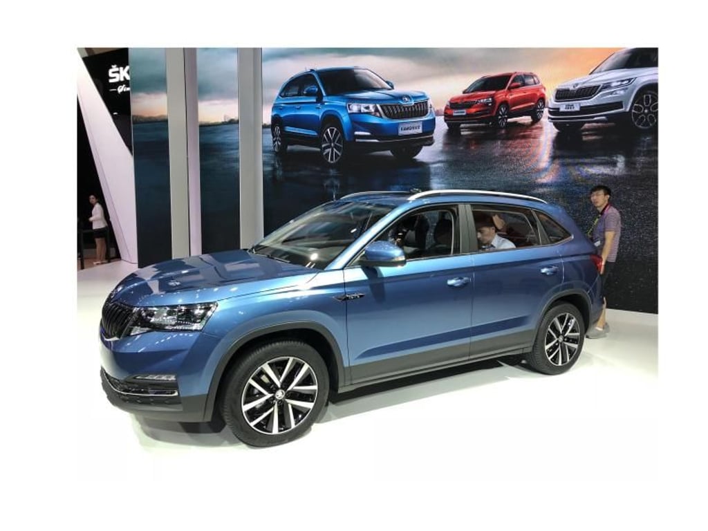 Kleines SUV unterhalb von Karoq und Kodiaq: Skoda zeigt in China mit dem Kamiq seinen dritten Geländewagen. Foto: Thomas Geiger