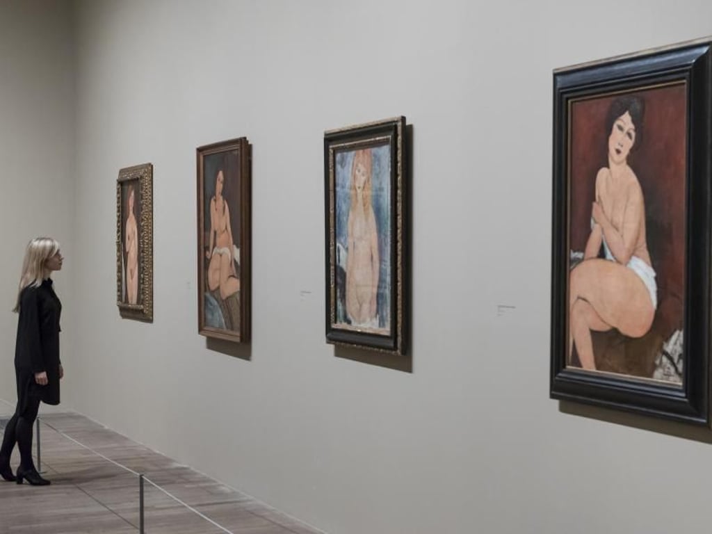 Akte von Amedeo Modigliani. Foto: Stephen Chung/London News Pictures via ZUMA