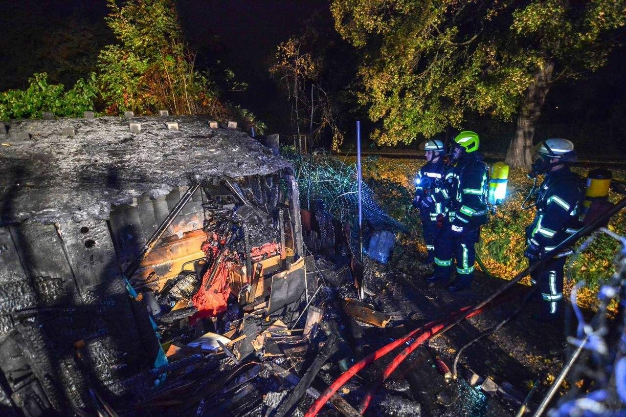 Erneut Feuer in Magdeburger Gartenanlage