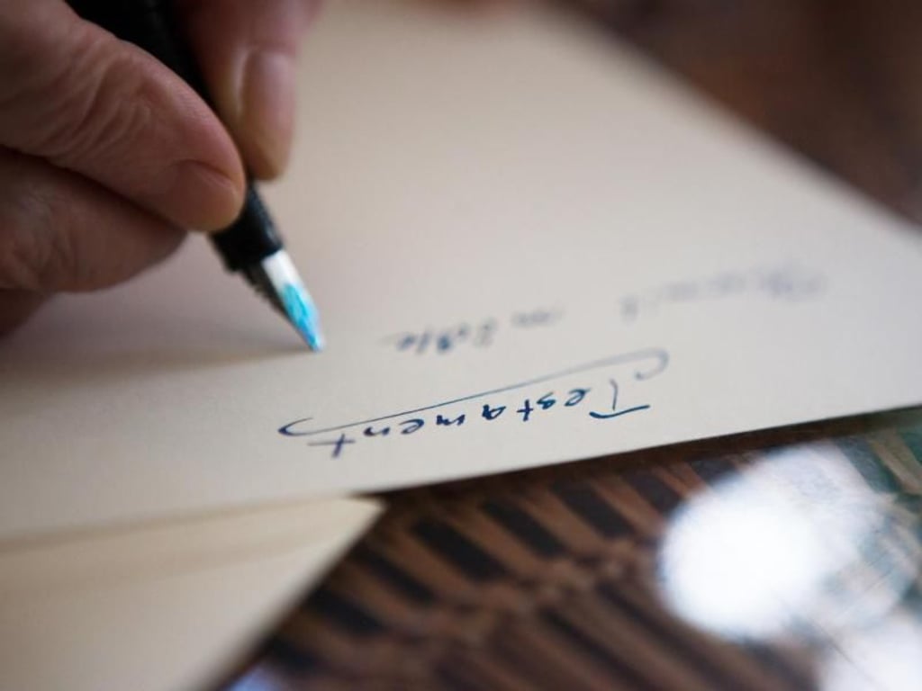 Ein Testament muss immer handschriftlich verfasst sein. Foto: Silvia Marks