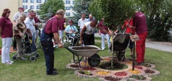 Garten der Sinne am Dr. OttoGeissHaus Staßfurt eingeweiht