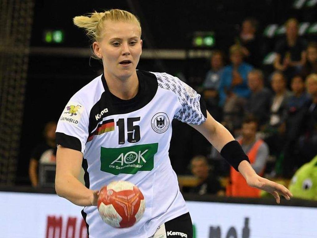 Beste deutsche Werferin im Test gegen Russland: Kim Naidzinavicius. Foto: Carmen Jaspersen