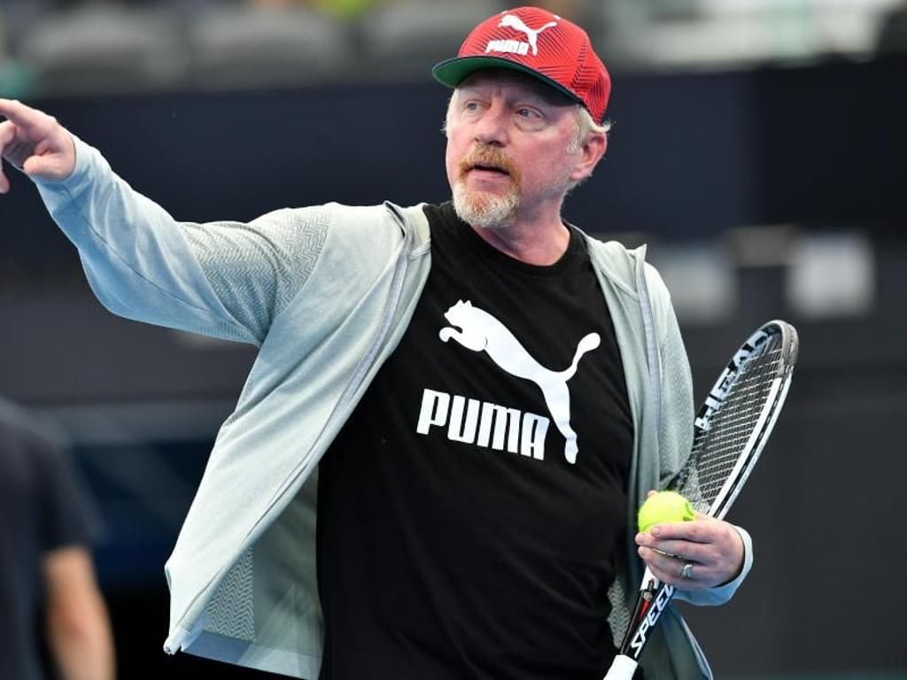 Boris Becker als Davis-Cup-Tainer 2018 in Brisbane. Foto: Darren England