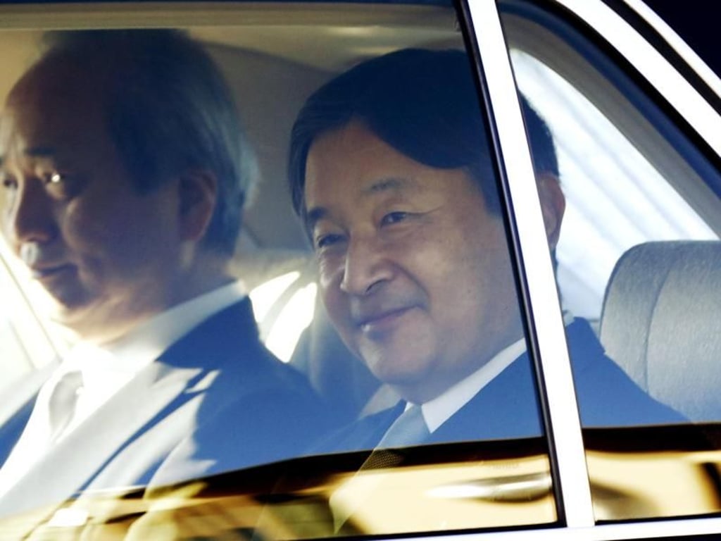 Naruhito (r), Kronprinz von Japan, wird am 1. Mai zum Kaiser ernannt. Foto: kyodo