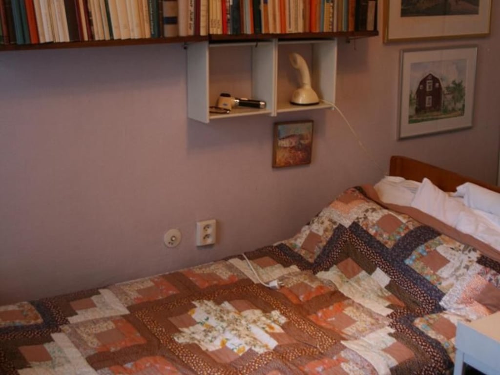 Im Schlafzimmer der Schriftstellerin Astrid Lindgren. Foto: Julia Wäschenbach