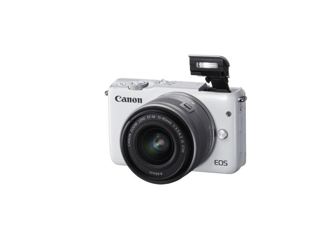 Für Einsteiger: Canons spiegellose Systemkamera EOS M10 im Plastikgehäuse. Foto: Canon