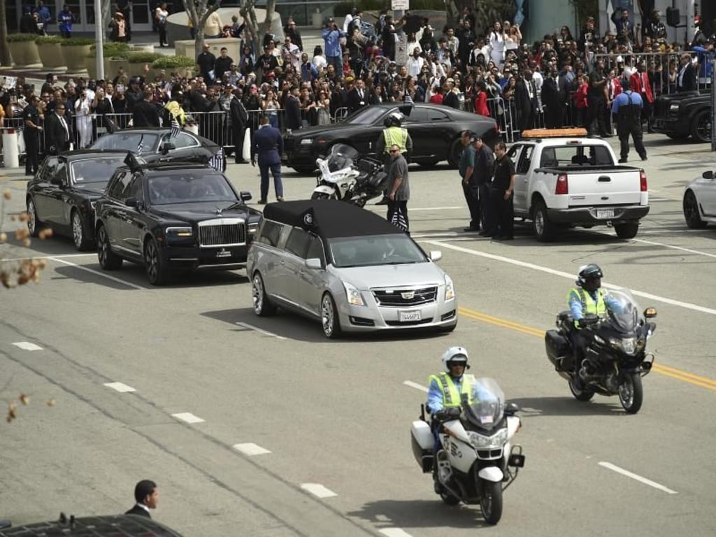 Letzte Ehre für Nipsey Hussle. Foto: Chris Pizzello/Invision/AP