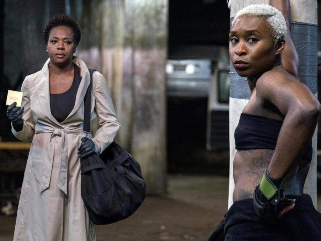 Veronica (Viola Davis, l und Belle (Cynthia Erivo) sind zwei der vier Witwen, die gemeinsam einen Coup planen. Foto: Twentieth Century Fox