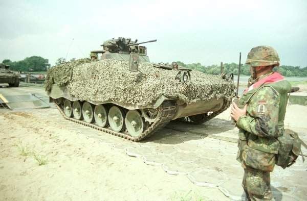 Soldat von Panzer überrollt Umstände aufgeklärt