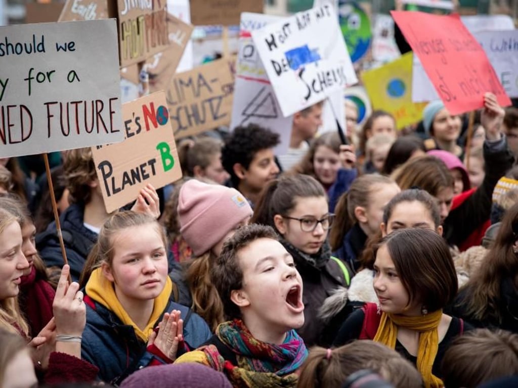 Seit Monaten demonstrieren auch in Deutschland Jugendliche immer freitags für mehr Klimaschutz - so wie hier in Berlin. Foto: Kay Nietfeld