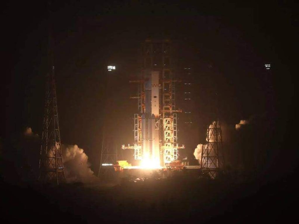 Im Gegensatz zu der 200 Tonnen schweren ISS soll Chinas Raumstation kleiner ausfallen und nur 66 Tonnen wiegen. Foto: Ju Zhenhua