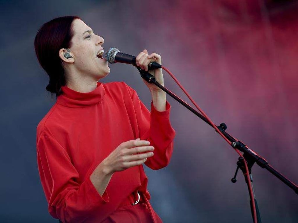 Kat Frankie beim Musikfestival Lollapalooza in Berlin. Foto: Britta Pedersen