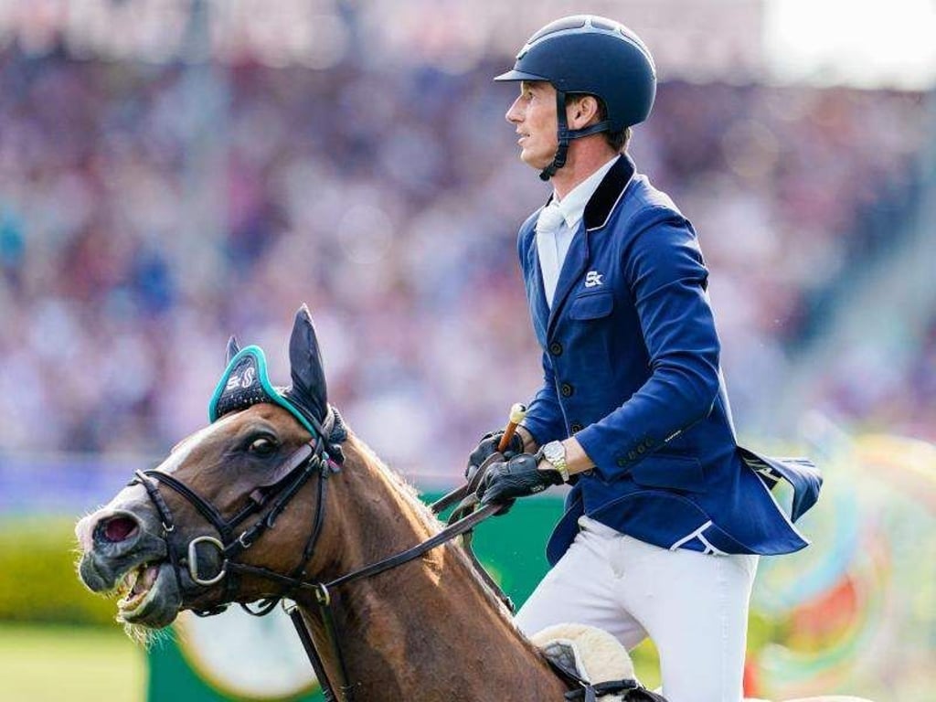 Zwischen Deutschland und Belgien hin- und hergerissen: Springreiter Daniel Deußer. Foto: Uwe Anspach