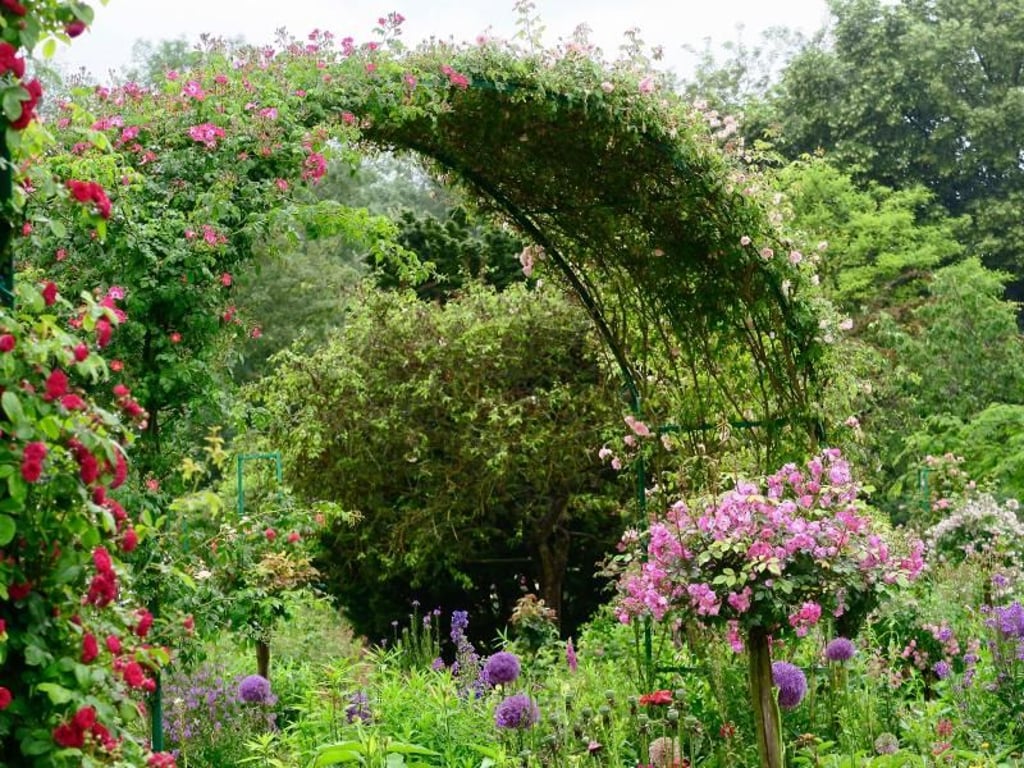 Im Künstlergarten von Claude Monet - Besucher sollten den Garten abseits der Hauptstoßzeiten besichtigen, um etwas Ruhe zu haben. Foto: Daniela David