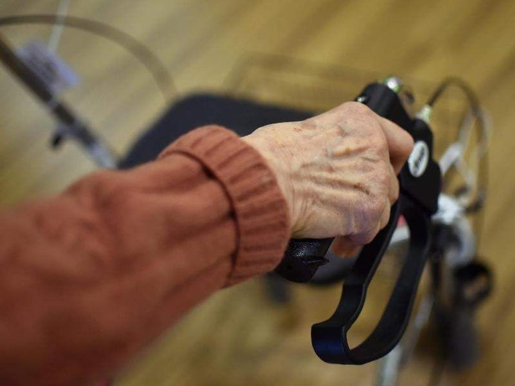 Für Menschen mit Gangunsicherheit gibt es einen speziellen Wohnungsrollator. Foto: Britta Pedersen