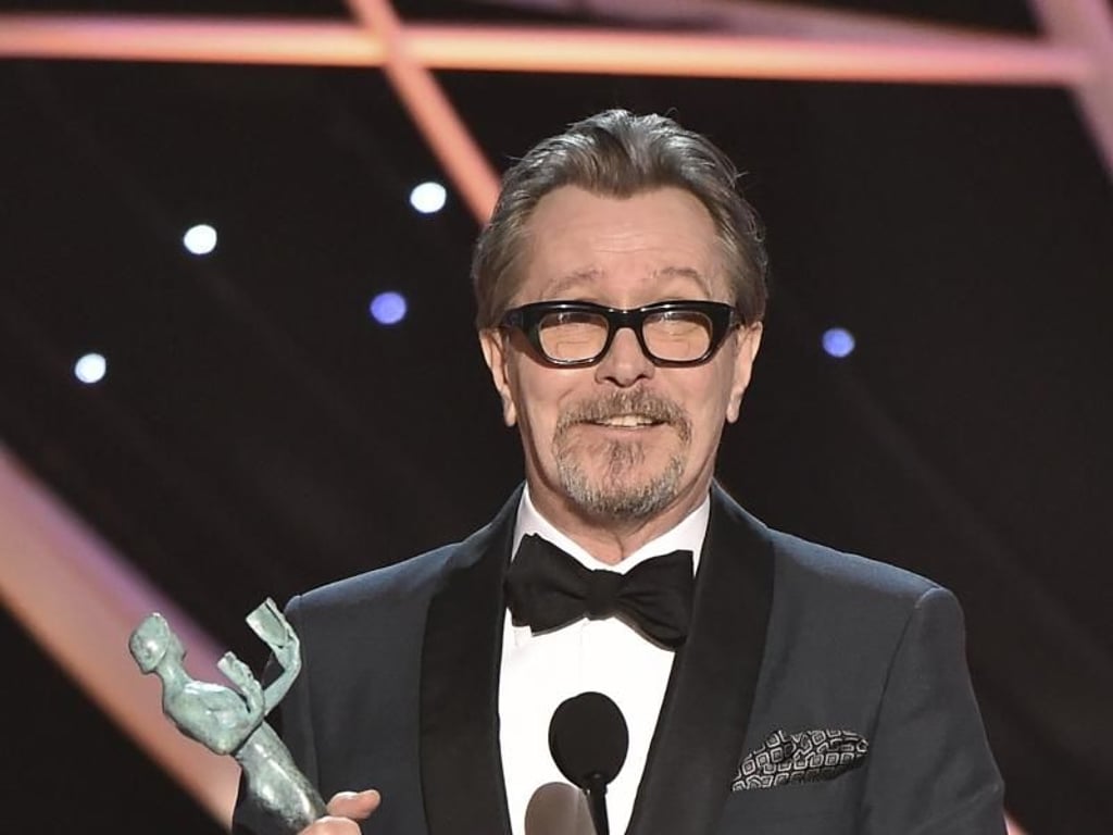 Gary Oldman, Hauptdarsteller in «Darkest Hour», räumt im Vorfeld der Oscar-Verleihung alle relevanten Preise ab - auch einen SAG-Award. Foto: Vince Bucci/Invision