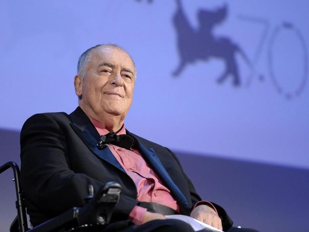 Bernardo Bertolucci bei den Filmfestspielern in Venedig (2013) im Rollstuhl. Foto: Claudio Onorati