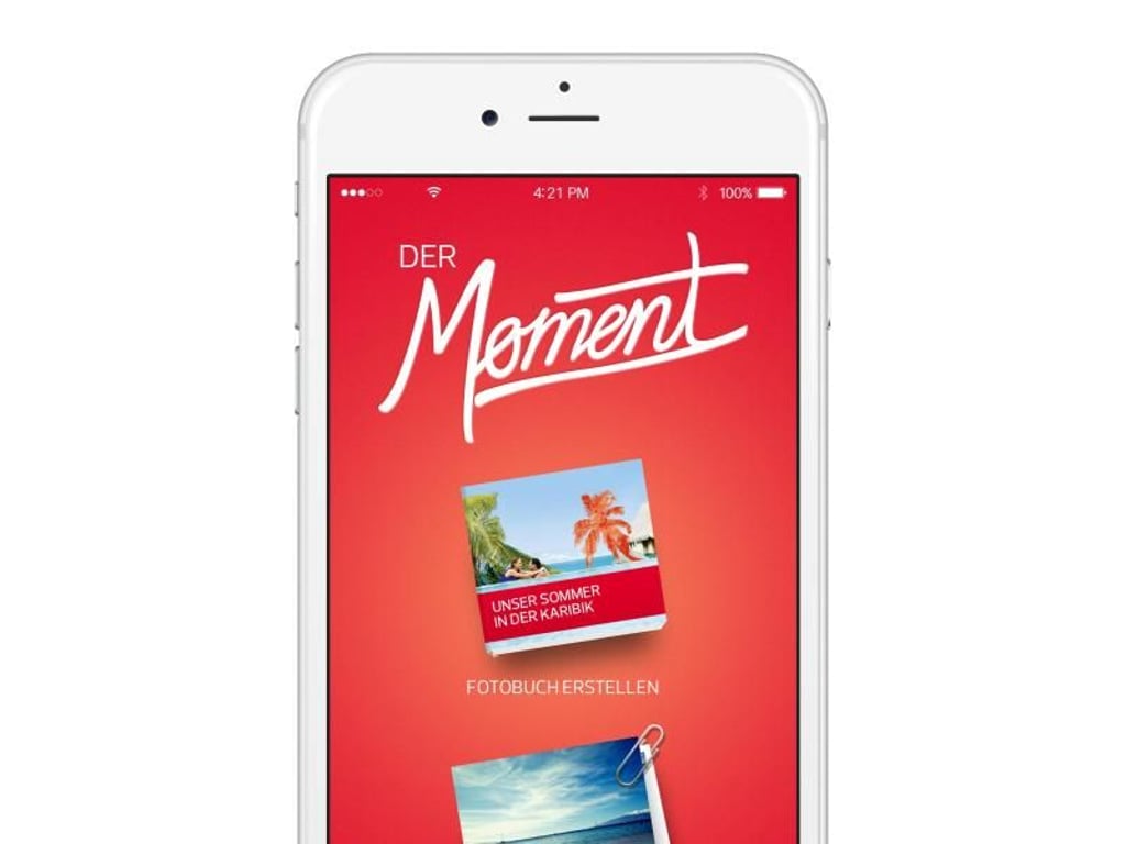 «DER Moment» heißt die App von DER Touristik, mit dem Urlauber aus eigenen Fotos Postkarten erstellen können. Foto: DER Touristik