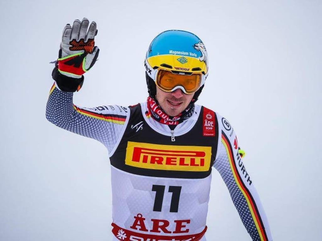 Enttäuscher Gruß: Felix Neureuther bei der Ski-WM in Are. Foto: Expa/Johann Groder/APA