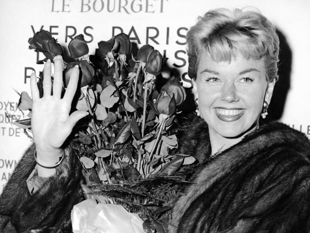 Doris Day 1955 in Paris. Foto: AP