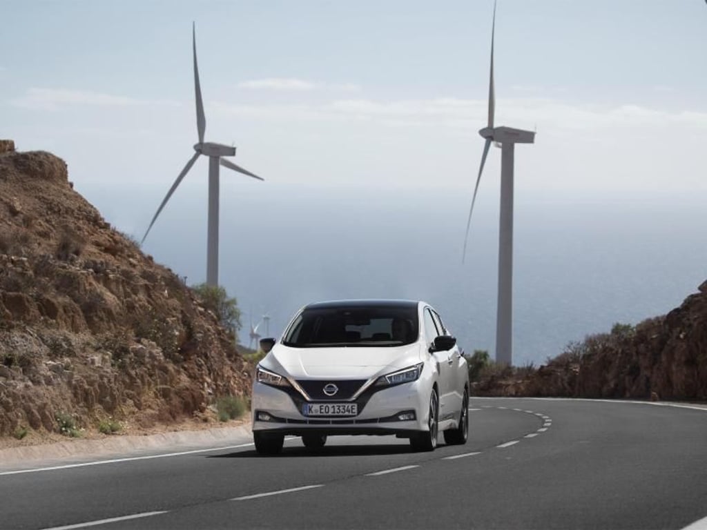 Japanischer Stromer: Der Nissan Leaf soll bis zu 144 km/h schnell werden und mit einer Akkuladung bis zu 378 Kilometer weit kommen können. Foto: Nissan