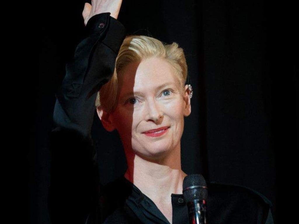 Tilda Swinton ist mit Leib und Seele Schauspielerin - Schauspielerei mache süchtig, sagt sie. Foto: Kay Nietfeld