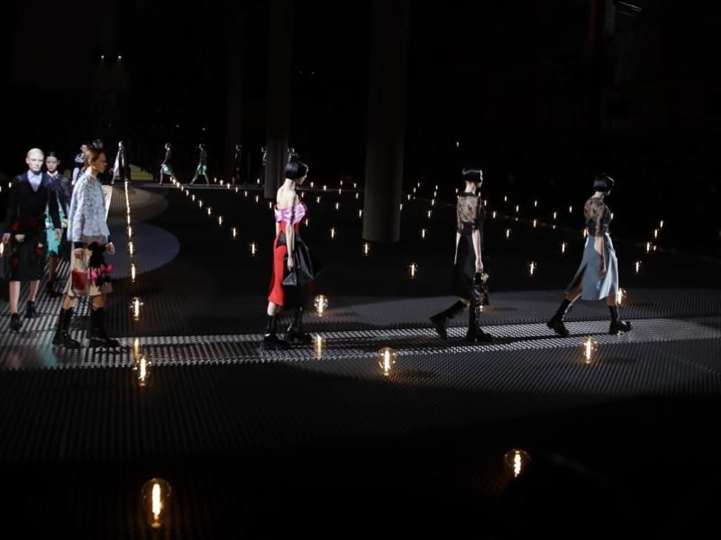 Die Prada-Show auf der Mailänder Modewoche. Foto: Luca Bruno