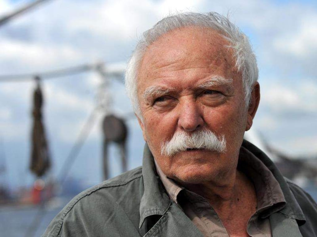 Der Autor und Illustrator Janosch 2016 in Hamburg. Foto: Angelika Warmuth