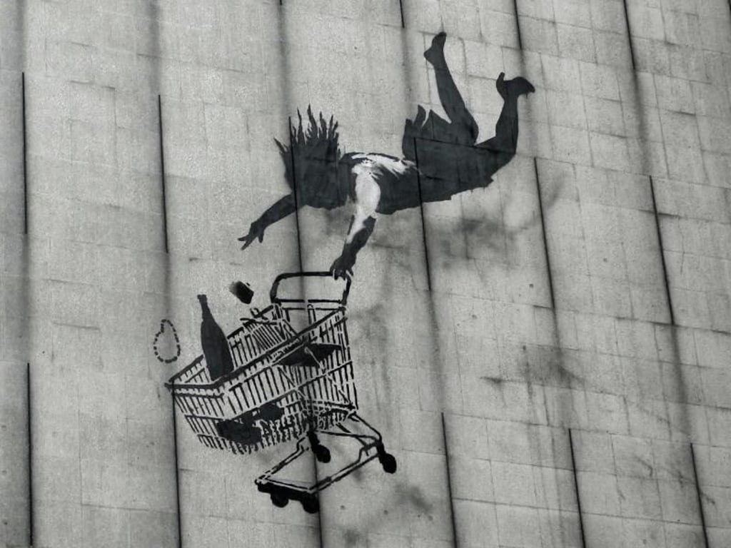 Banksy hinterlässt seine Motive seit über 25 Jahren an Wänden, Mauern und Häusern überall auf der Welt. Foro: Jacqueline Rother Foto: Jacqueline Rother