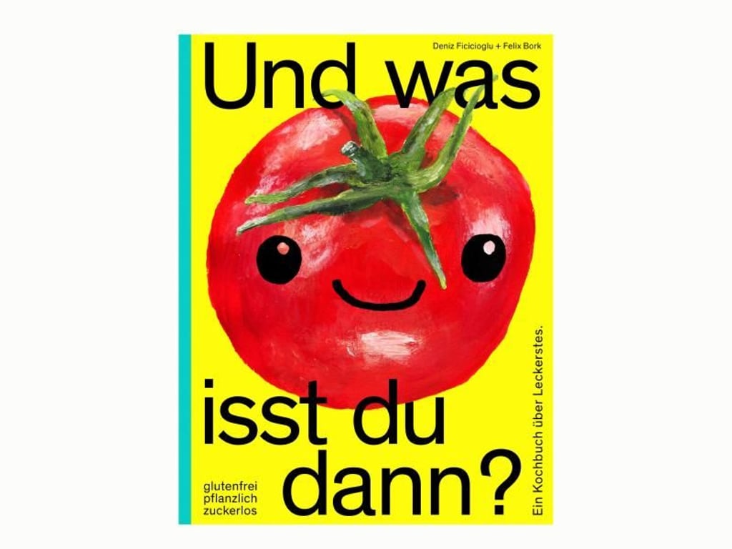 Deniz Ficicioglu, Felix Bork: Und was isst du dann?: Ein Kochbuch über Leckerstes. Glutenfrei, pflanzlich, zuckerlos. Eichborn. 216 S. Euro 25,00, ISBN 9783847906414 Foto: Felix Bork und Deniz Ficicioglu