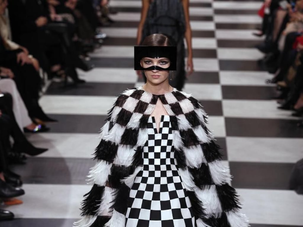 Ein Hauch von Op-Art bei Dior. Foto: Francois Mori