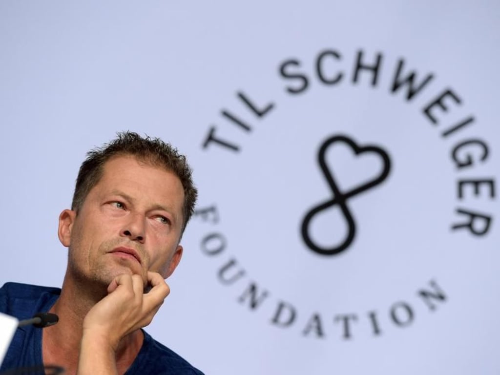 Til Schweiger sprach sich gegen gegen Fremdenhass und Rassismus aus. Foto: Rainer Jensen