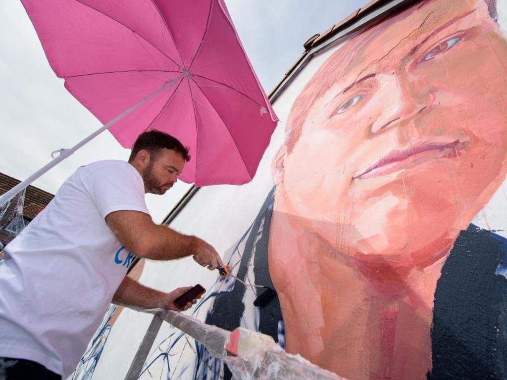 In den letzten Monaten bemalten 16 Urban-Art-Künstler Wände der Innenstadt Saarbrückens. Foto: Oliver Dietze