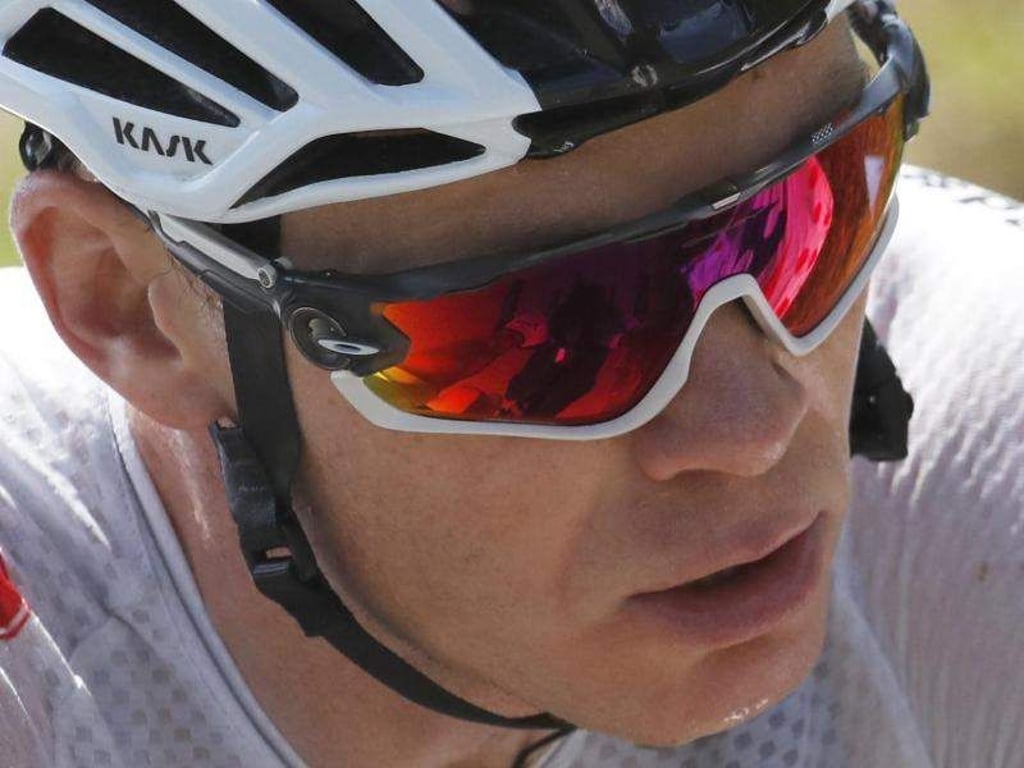 Chris Froome war bei der Kolumbien-Rundfahrt noch nicht in Form. Foto: Christophe Ena/AP