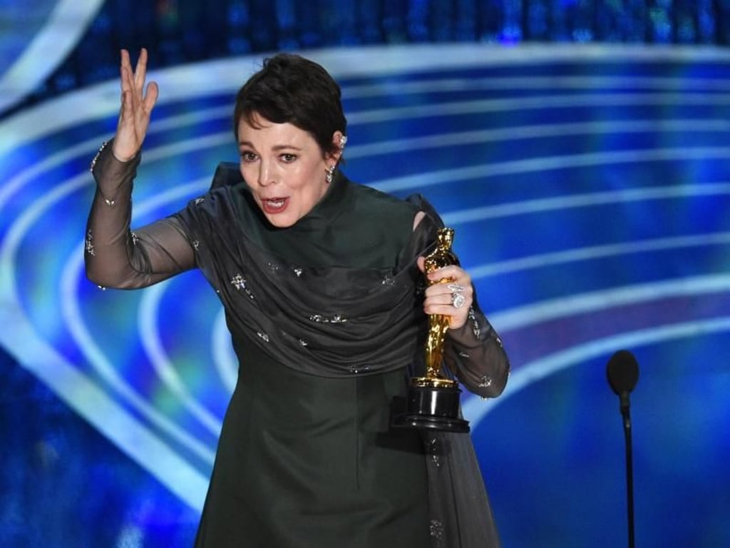 Olivia Colman (Beste Hauptdarstellerin) begeisterte mit einer sehr emotionalen Rede. Foto: Chris Pizzello/Invision/AP