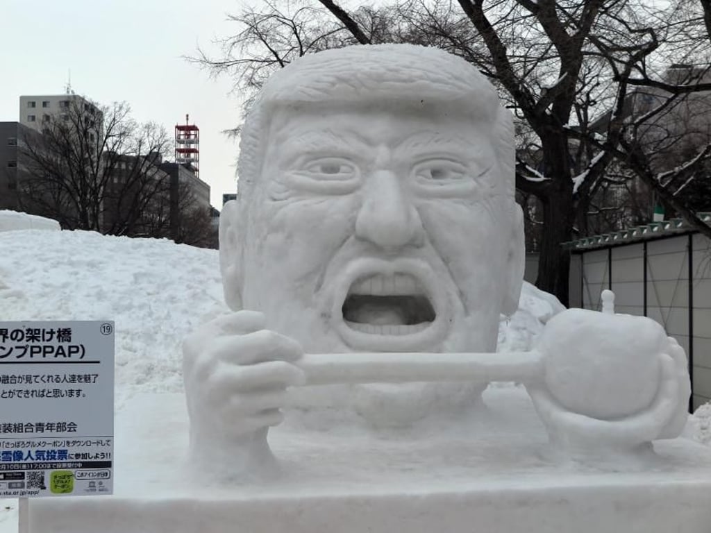 Donald Trump darf nicht fehlen. Foto: Lars Nicolaysen