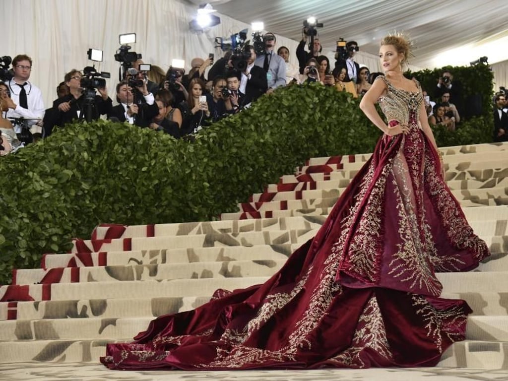 Schauspielerin Blake Lively bei der «Met Gala» 2018. Foto: Charles Sykes