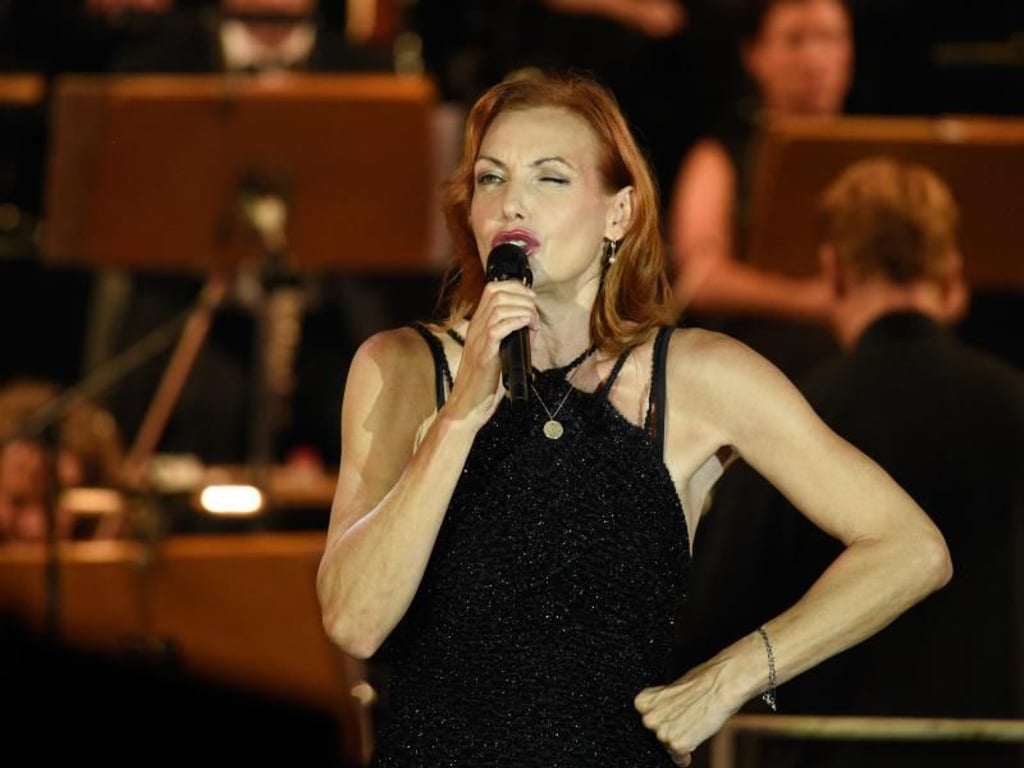 Ute Lemper erhält den Deutschen Musicalpreis. Foto: Rainer Jensen