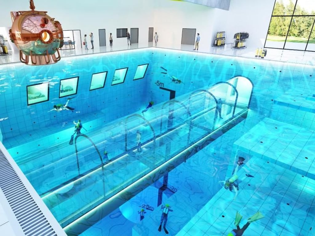 8000 Kubikmetern Fassungsvermögen soll das Becken haben. Foto: Deepspot