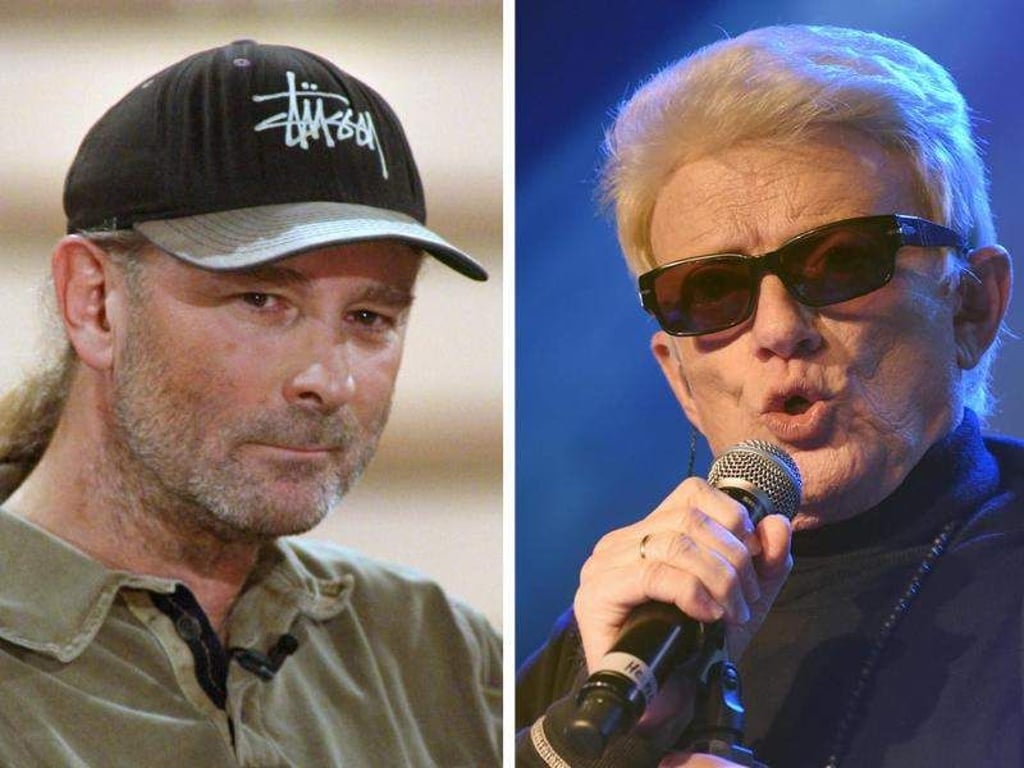 Wolfgang Petry (l) und Heino sind dicke Freunde geworden. Foto: Patrick Seeger/Horst Ossinger