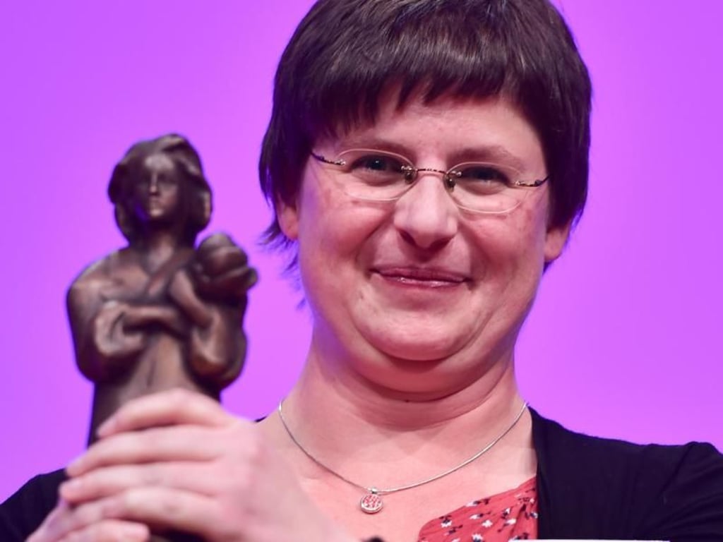 Die Autorin Susan Kreller gewann die Kategorie Jugendbuch mit dem Buch «Schneeriese». Foto: Arne Dedert