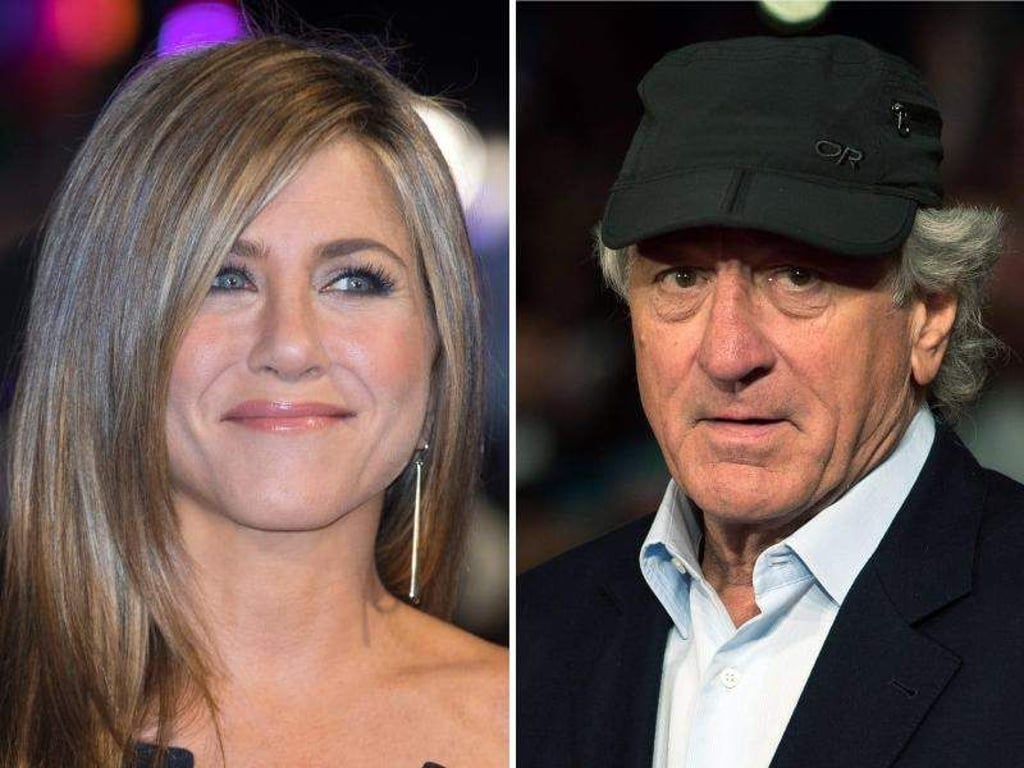 Jennifer Aniston und Robert De Niro machen gemeinsame Sache. Foto: Andrew Cowie/Will Oliver