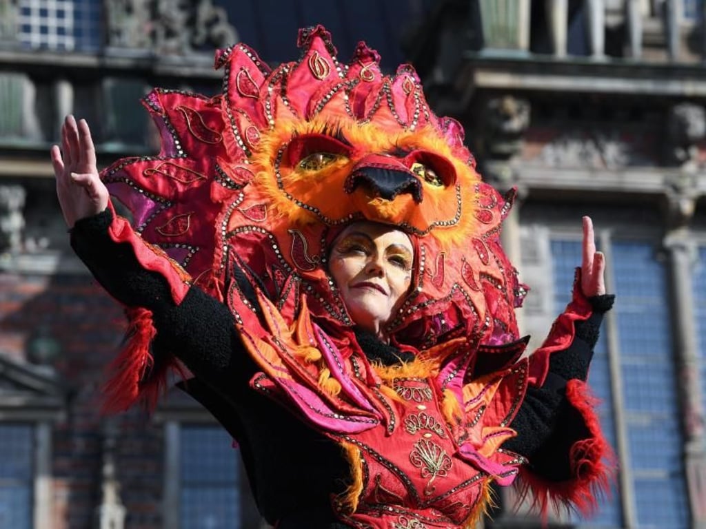 "Laune der Natur" war das Motto des diesjährigen Bremer Samba-Karnevals. Foto: Carmen Jaspersen