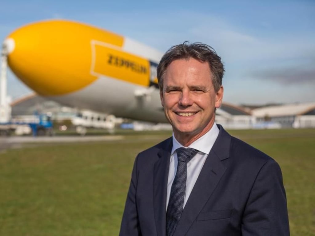 Eckhard Breuer ist Geschäftsführer der ZLT Zeppelin Luftschifftechnik GmbH & Co. KG. Foto: Michael Häfner/Deutsche Zeppelin-Reederei GmbH