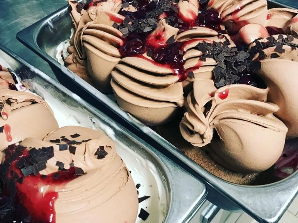 Eis der Sorte «German Black Forest». Foto: Uniteis e.V./dpa
