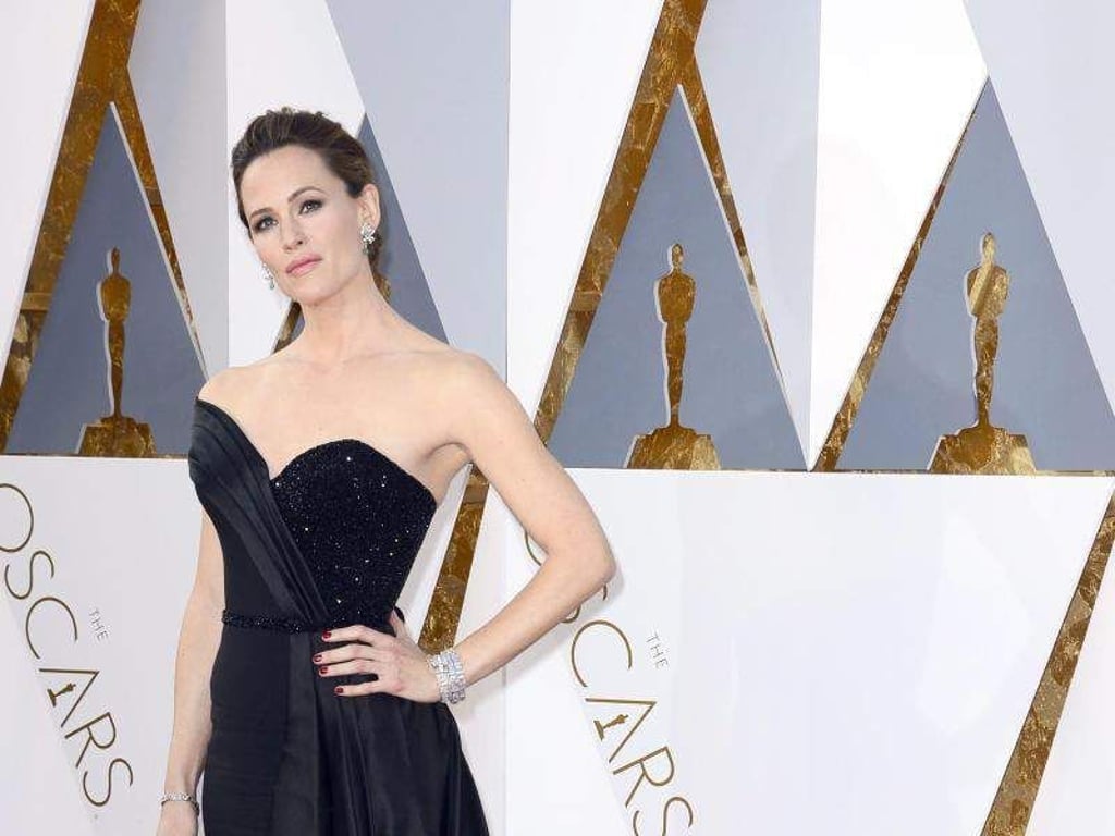 Jennifer Garner im hautengen Versace-Kleid bei der Oscar-Verleihung. Foto: MIke Nelson