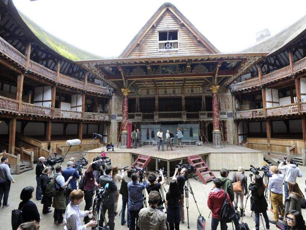 Unter freiem Himmel: Das Globe-Theatre in London. Foto: Facundo Arrizabalaga