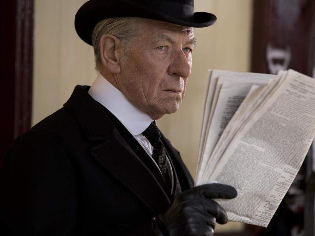 Sherlock Holmes (Ian McKellen) versucht sich zu erinnern. Foto: Giles Keyte/Alamode Film