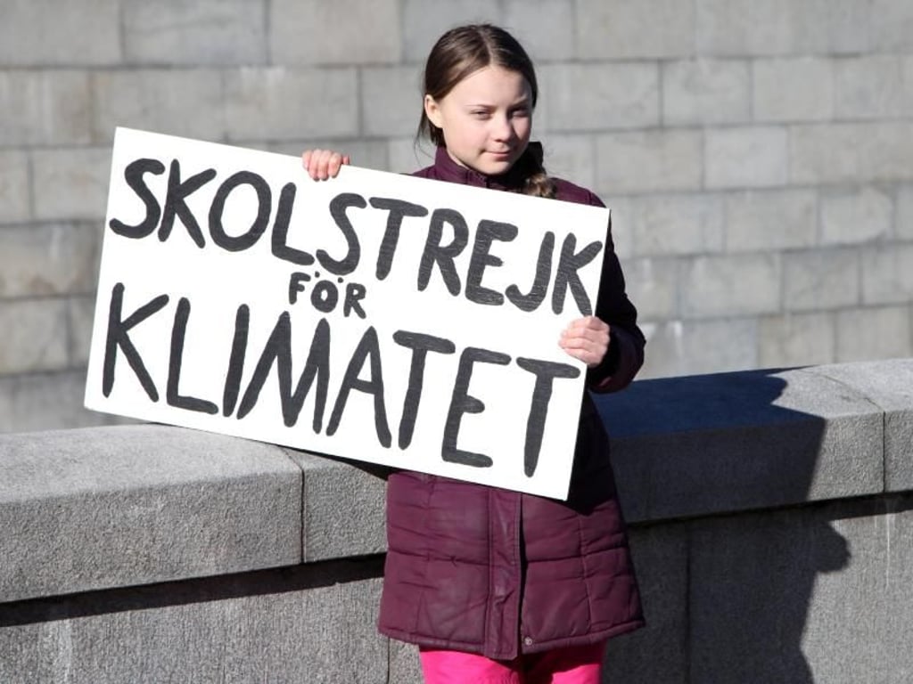 Greta Thunberg kommt nach Berlin. Foto: Steffen Trumpf